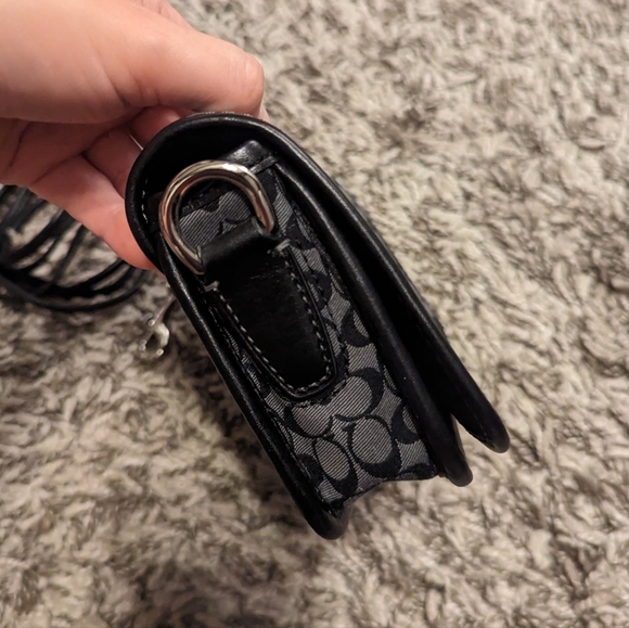 🖤 Coach Legacy Signature Striped Penny Crossbody Bag - Picture 5 of 16